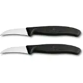 Victorinox Schälmesser Swiss Classic Schwarz (2-teilig)