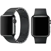 Devia Armband Elegantes Gliederarmband für Apple Watch 41mm/ 40mm/ 38mm space schwarz