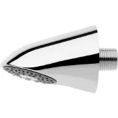 Kwc Franke AQUAJET-Slimline Duschkopf mit Kunststoffstrahlboden und Antikalk-System , Variante:Durchflussmengenregler 9L/min
