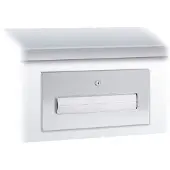 Wagner EWAR Papierhandtuchspender, WP 165 731 186 , Hochglanzpoliert, Fassungsvermögen: 250 Papierhandtücher