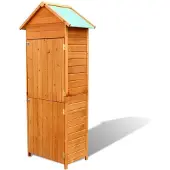 vidaXL Gartenschrank Braun 42,5x64x190 cm