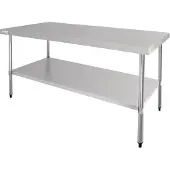 Vogue Central Island Zubereitungstisch aus Edelstahl 180cm