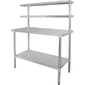 Vogue Edelstahl Vorbereitungsstation 1800x600mm