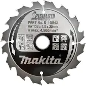 Makita Akku-Handkreissägeblatt 136 x 20 mm - 16 Zähne