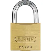ABUS Vorhängeschloss Messing 65/30 - gl.-304 - gleichschließend
