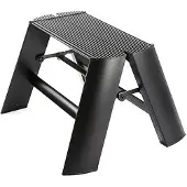 Hasegawa - Lucano 1 Step Hockerleiter, schwarz