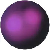Europalms Dekokugel 3,5cm, violett, metallic 48x