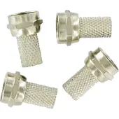Kopp F-Stecker, Inhalt: 4 Stück