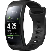 IMoshion Silikonband für das Samsung Gear Fit 2 / 2 Pro - Schwarz