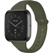 IMoshion Silikon Sportarmband für Fitbit Versa / Versa 2 / Versa Lite - Dunkelgrün
