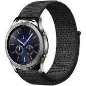 IMoshion Nylonarmband für das Samsung Galaxy Watch 3 (45 mm) / Watch (46 mm) / Gear S3 Frontier / Gear S3 Classic (22 mm) - Schwarz
