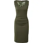 Kaffe Kleid für den Alltag Sara 10500655 Grün Regular Fit