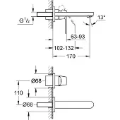 GROHE 19381000, Waschbecken