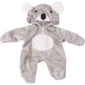 Götz Puppenkleidung - Strampler - 30-33cm - Koala - - One Size - Puppenkleidung
