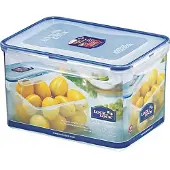 Lock & Lock HPL822, Box, Quadratisch, 0,6 l, Transparent, Polyester, Kunststoff, Silikon, 393 g