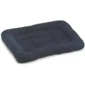 Beeztees Schaffell-Liegekissen für Hundegitterboxen blau, Maße: 49 x 36 x 6 cm