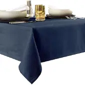 De Witte Lietaer Tafellaken Gibson Midnight Blue-Ø 170 cm