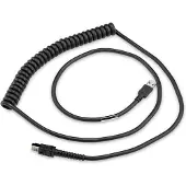 Zebra USB-Kabel - Serie A, 3.6m, spiral, geschirmt für DS3600-Serie, LI3678 und LI3608