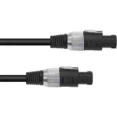 Omnitronic Lautsprecherkabel Speaker 2x2,5 5m sw