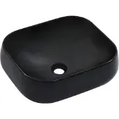 vidaXL Waschbecken 44,5 x 39,5 x 14,5 cm Keramik Schwarz