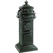 Ks Verlichting Briefkasten Postbox Gigant B10B Spalte - grün
