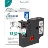 MediaRange MRDY45013, Schwarz auf weiss, Dauerhaft, D1, Schwarz, DYMO, LabelManager 100, 160, 210D, 220P, 260P, 280, 350, 350D, 360D, 420P, 450D, 500TS, PnP, Wireless PnP