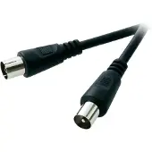 Speaka Professional Antennen Anschlusskabel [1x Antennenstecker 75 Ω - 1x Antennenbuchse SP-1301632