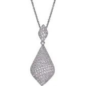 Orphelia Damen-Kette aus 925er Sterlingsilber mit Anhänger – Silber ZH-4517