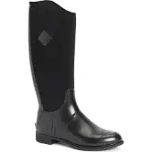 Muck Regenstiefel Derby Tall Black Damen-Schuhgröße 36