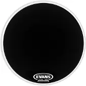 Evans Resonant schwarzes Bass Drum-Fell 22"