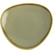 Olympia Kiln dreieckige Teller Moos 28cm