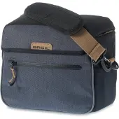 Basil Miles, Vorderseite, Fahrradtasche, Polyester, Schwarz, Grau, 6 l, 2,5 kg