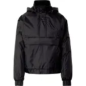 Urban Classics Allwetterjacke "Damen Ladies Panel Padded Pull Over Jacket" 1 Stk. tlg. mit Kapuze