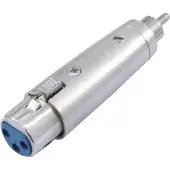 Omnitronic Adapter Cinch-Stecker XLR-Kupplung