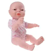 Berjuan Neugeborenes Asiatisches Mädchen Mit Stoffpuppe 30 Cm