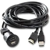Alpine KCU-1H | USB- / HDMI-Einbaubuchse für FIAT Ducato