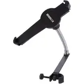 HQ Power Universeller Tablet-Halter für Mikrofonständer, für Bildschirme von 7" bis 12,9"