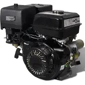 vidaXL Benzinmotor 15 PS 11 kW Schwarz