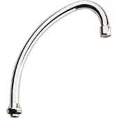 GROHE Atlanta Rohrauslauf DN 15 Auslasdung 185 mm für Spültisch-/Spültisch-Standventil chrom - 13070000