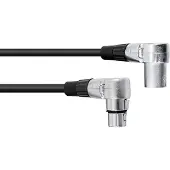 Omnitronic 30220630, XLR (3-pin), Männlich, XLR (3-pin), Weiblich, 1,5 m, Schwarz