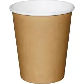 HorecaTraders Recyclable Coffee To Go Becher 230ml hellbraun x1000