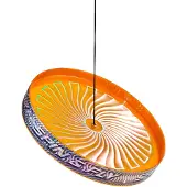 Acrobat jonglierende Frisbee-Spinne & Fliege orange 23 cm