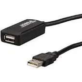 E+p CC 508/10, 10 m, USB A, USB A, USB 2.0, Männlich/Weiblich, Schwarz