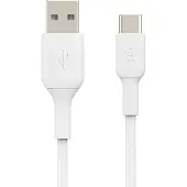 Belkin CAB001BT3MWH, 3 m, USB A, USB C, Weiß