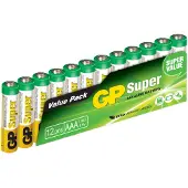 GP Batteries 030.24AS12 Universalbatterie - AAA - Alkali - 1,5 V Gleichstrom - Aufladbarer Akku - 12