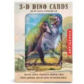 Kikkerland 3D Dinosaur Playing Cards