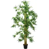 Europalms Bambus Multistamm, Kunstpflanze, 150cm