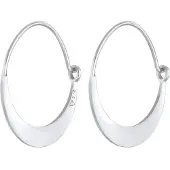 Elli Ohrringe Creolen Ohrhänger Geo Look Basic 925 Silber Elli Silber