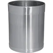 ProChef Papierkorb in Edelstahl 10,2L
