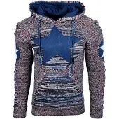 Rusty neal Grobstrick Comic Kapuzen-Pullover